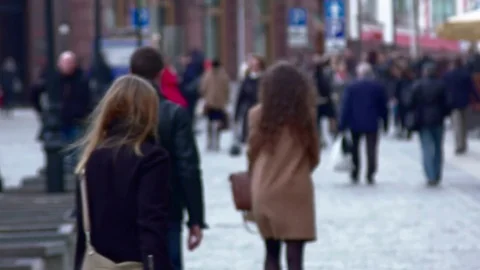 Abstract movement of people Video stock 74918999