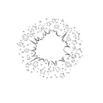 Abstract movement set path blow Stock Illustration