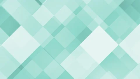 Abstract moving animated squares, blocks. Irisdescent green and white colors Stock Footage 160920568