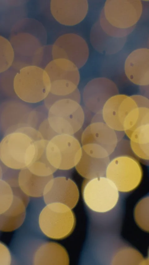 Abstract moving background with Christmas defocused lights Stock Footage 314783495