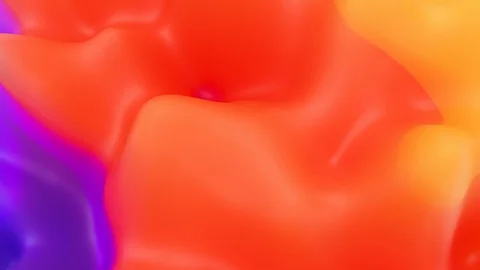  Abstract moving background, colorful gradient, fluid texture. 3D rendering, 4K Stock Footage 120610079