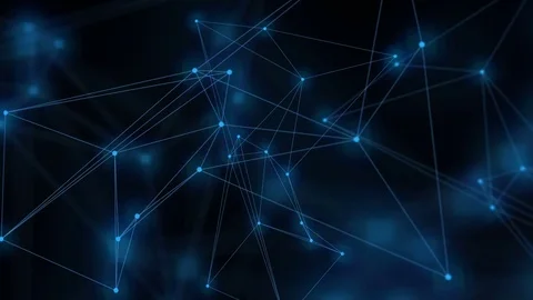 Abstract moving background.Network Connection . Video stock 80945989