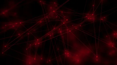 Abstract moving background.Network Connection , seamless loop. Stock Footage 80915754