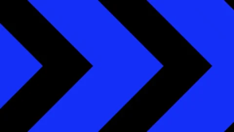 Abstract moving blue and black chevron pattern background motion graphic an.. Stock Footage 332840462