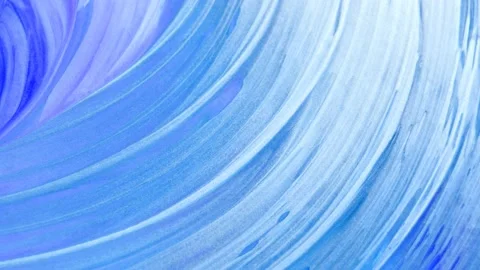 Abstract moving blue paint strokes background Stock Footage 154498554
