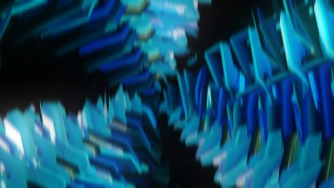 Abstract moving blurred paints background. 4K animation. Motion design. Stock Footage 129996894
