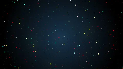 Abstract Moving Color blocks backround. Big data technology concept. Motion of Stock Footage 154097125