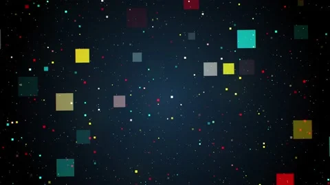 Abstract Moving Color blocks backround. Big data technology concept. Motion of Видео 154122006