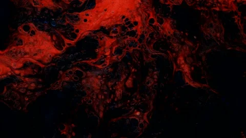 Abstract moving colorful red liquid marble moving background. 4K Stock Footage 287640403