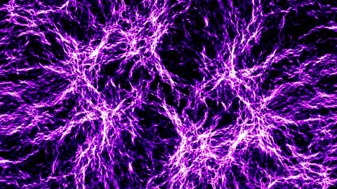 Abstract moving electric purple wave like design. Stock Footage 230040697
