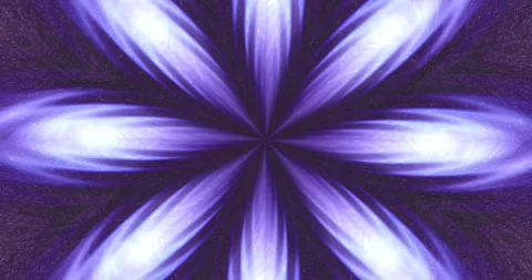 Abstract moving flower changing shape and color 動画素材 290031959