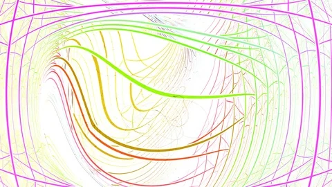 Abstract moving fluid. Visual illusions, moving waves. Stock Footage 126596021