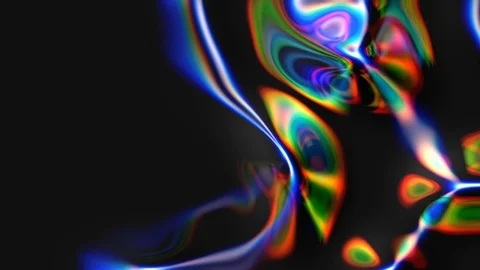 Abstract moving fluid. Visual illusions, moving waves. Psychedelic abstraction. Видео