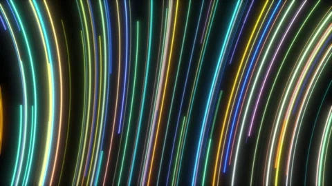 Abstract Moving Glowing Speed Neon Lines Video Animated Background Stock Footage 342237937