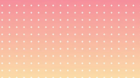 Abstract moving grid of white plus sign on a pink and orange gradient background Stock-Footage 338386484