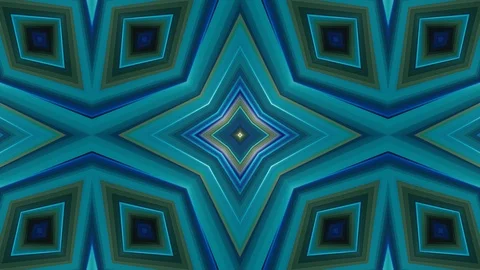 Abstract moving kaleidoscope background. 4K animation. Motion design. Stock Footage 129995426