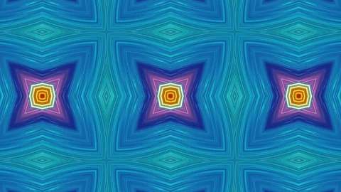 Abstract moving kaleidoscope background. 4K animation. Motion design. Stock Footage 129996493