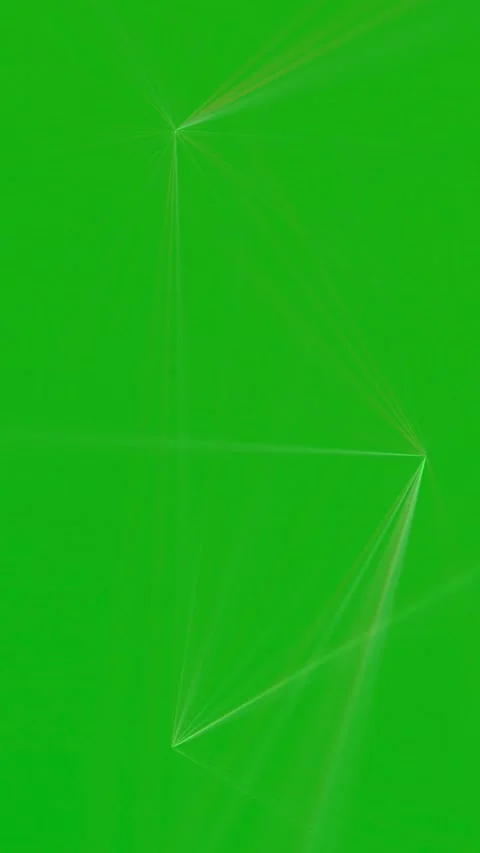 Abstract moving light beams on green screen background Stock Footage 339117485