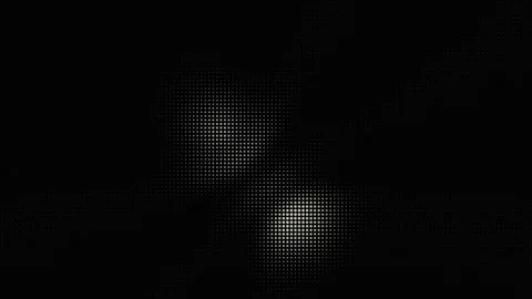 Abstract moving light spots on a dark halftone background Stock Footage 335875203