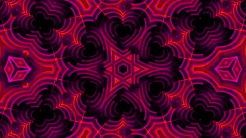Abstract moving lights lines in red pink hearts Stock-Footage 252321203