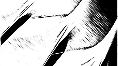 Abstract moving monochrome pattern looking like sketch, light and shadow. Design Illustrazione stock