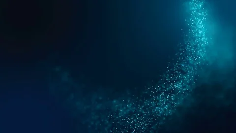 Abstract moving particles motion background Vidéo 72522097