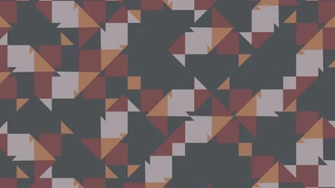 Abstract moving pattern with multicolor geometric shapes. Seamless geometric Stock Footage 171583529