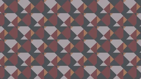 Abstract moving pattern with multicolor geometric shapes. Seamless loop motion Stock Footage 172131877