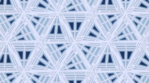 Abstract moving pattern of triangular shapes. 3d render graphic design element Stock Footage 131234748