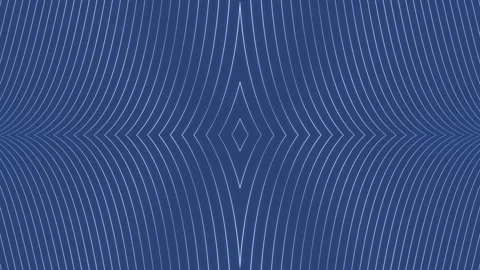Abstract moving patterns of white lines on a blue background Stock Footage 341604374