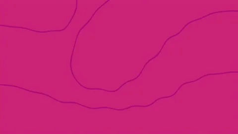 Abstract Moving Pink Lines Over Magenta Background, Hand Drawn Animation Stock Footage 193709107