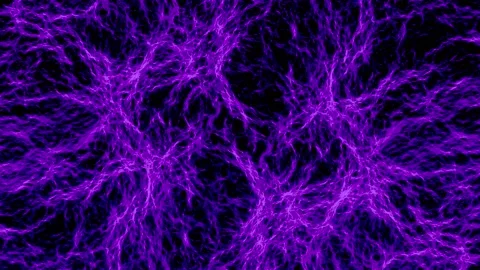 Abstract moving purple wave like design. Stock Footage 230040617