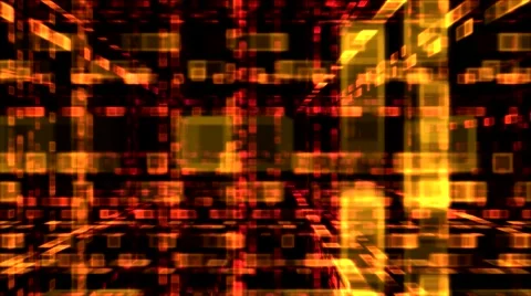 Abstract Moving Rectangles Animation - Loop Rainbow Stock Footage 40196554