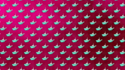 Abstract moving red background in the form of ships Stock Footage 154567008