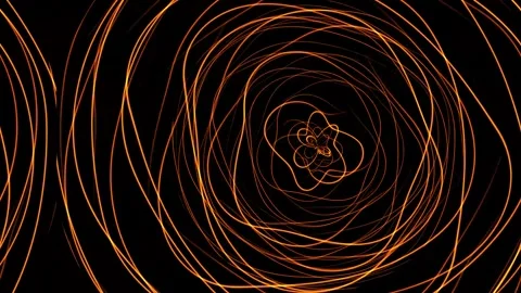 Abstract moving rolling light effects background Stock Footage 308331213