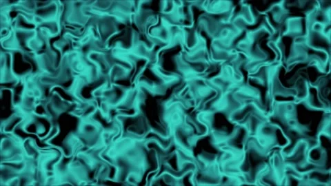 Abstract moving round elements on blue background. Seamless liquid animation for Stock Footage 185647786