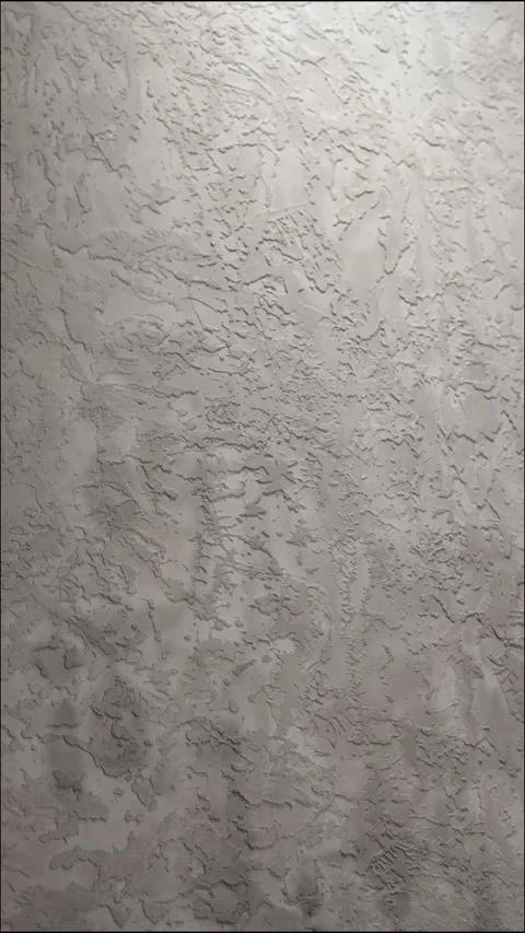 Abstract Moving Shadows on Textured Gray Wall. Stock Footage 341464136
