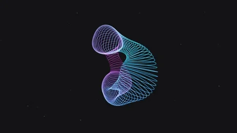 Abstract moving shapes background, colorful digital animation, creative smo.. Stock Footage 340753199