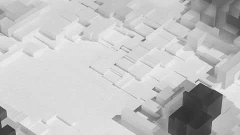 Abstract moving shapes background loop motion graphic animation clean backdro Stock Footage 346722776