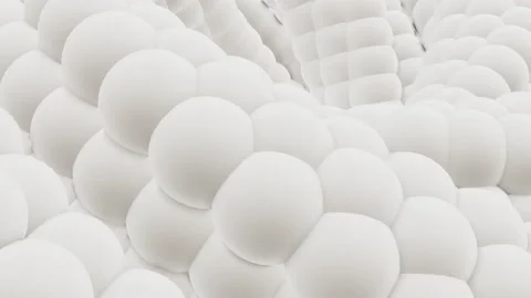 Abstract moving spheres animation Stock Footage 149346363