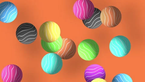 Abstract Moving Spheres Background Animation Stock Footage 339907622