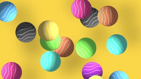 Abstract Moving Spheres Background Animation Stock Footage 339907638