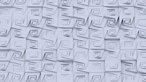 Abstract moving surface. Moving background. 3D render Video stock 130875414