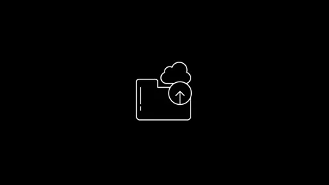 Abstract moving technology Web Development icon animation, Stock Footage 296863216
