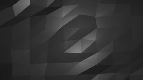Abstract moving triangles black and white low poly digital futuristic. Abst.. 库存插图