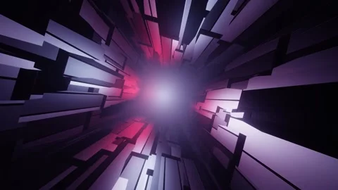 Abstract Moving Tunnel Background Loop Video stock 196468046
