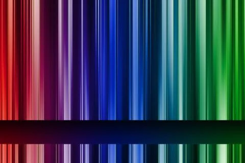 Abstract mulricolored plain lines background with horizontal field Stock Illustration