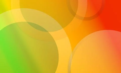 Abstract Multi color background design with circle Stock Illustration