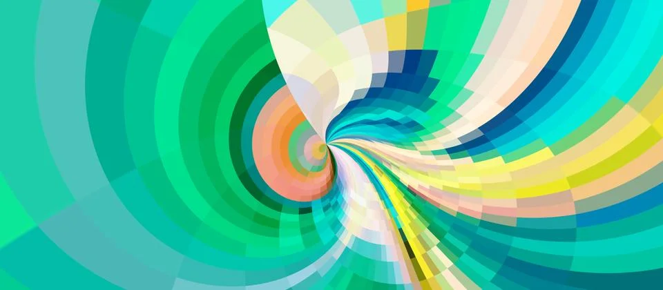 Abstract multi color fresh background screensaver for news information TV Illustrazione stock