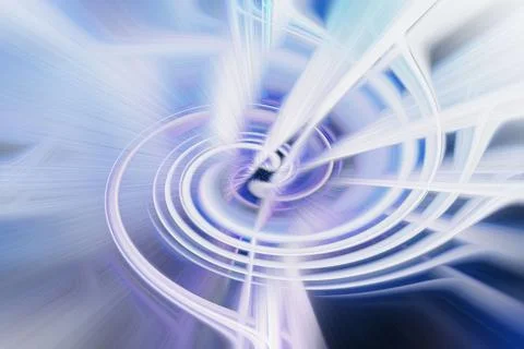 Abstract multi color spectrum background 3d render bright white blue neon r.. Stock Photos